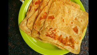 Soft Square Roti  Tutorial | Paratha | San Kitchen Chapati Video screenshot 4