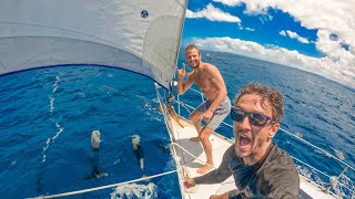 260nm Mona Passage Sail (Cruise Ship NEARLY Hit Us!) [Puerto Rico to Luperon DR]