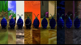 Bugdom (1999) | All Level Themes