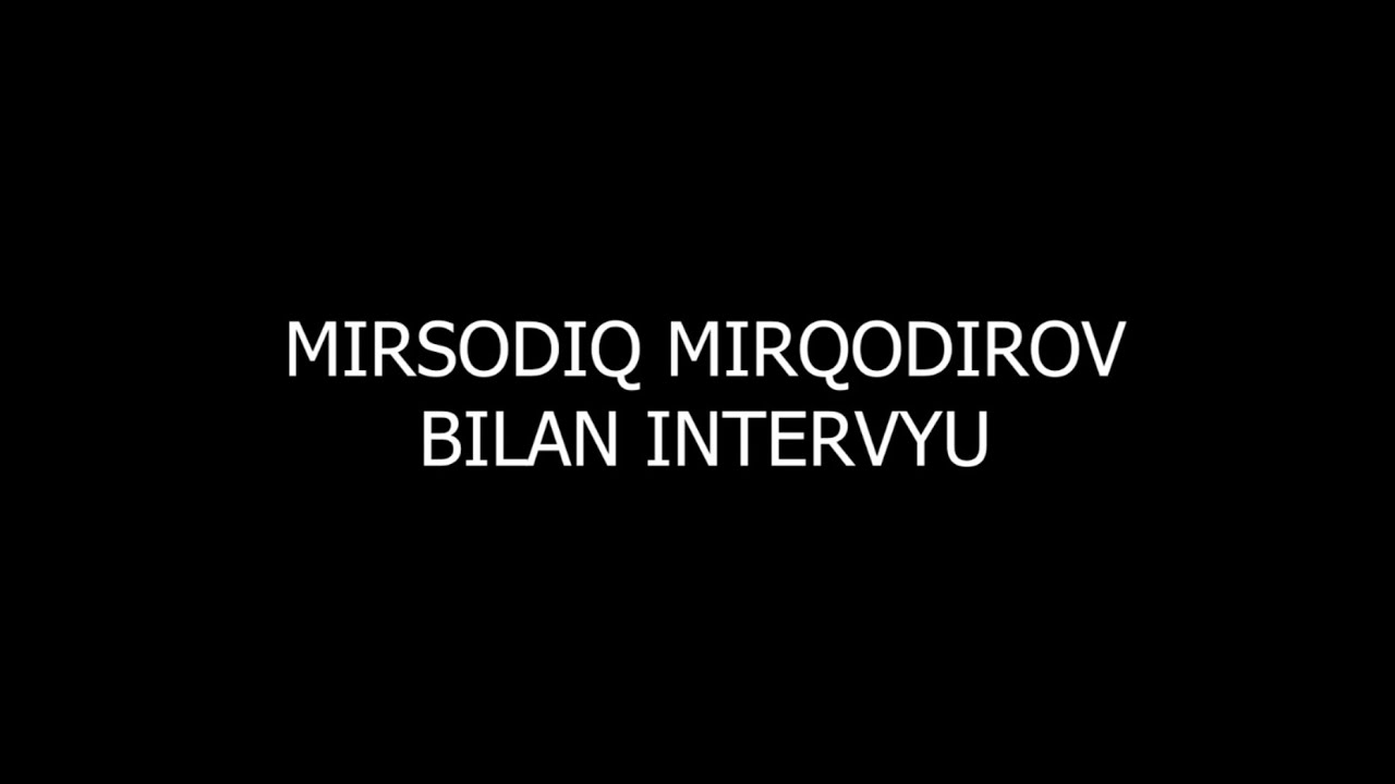 MIRSODIQ POLVON INTERVYU TO’LIQ HD VIDEO, OXIRGACHA KORING VA TANLOVDA G'OLIB BO'LING