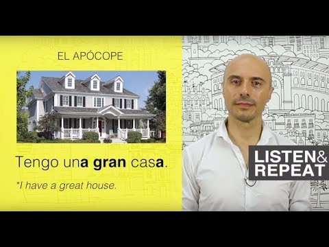 Learn Spanish: (63) The Apocope