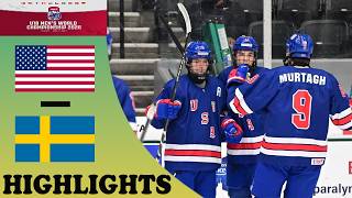 USA vs Sweden Highlights | U18 World Championship 2026