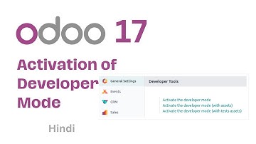 How to Activate developer mode in Odoo | Activate the developer mode | Odoo tutorial in hindi
