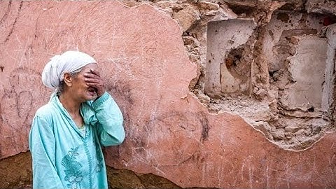 زلزال المغرب مراكش مولاي إبراهيم تصوير جوي moroccan earthquake drone footage