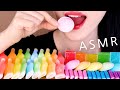 ASMR NIK-L-NIP WAX BOTTLES+UFO & JEWELRY & MERMAID JELLY CANDY eating sounds MUKBANG닉클립 왁스병+수수깡젤리 먹방