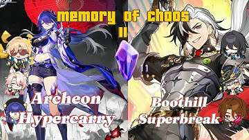 E0S1 Archeon Hypercarry & E0S0 Boothill Superbreak | MOC 11 | Honkai Star Rail