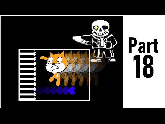 Make an Undertale Battle in Scratch (PART 2: Bones) 