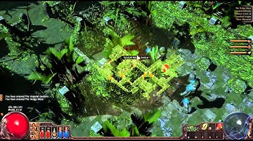 POE Path of Exile Speed Run / Walkthrough ACT 3 (part2)