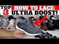 3 WAYS TO LACE ADIDAS ULTRA BOOST!