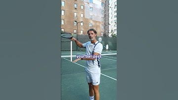 Learn to play high over the net : this net clearance is key #tennis #tennistip #sports #coach