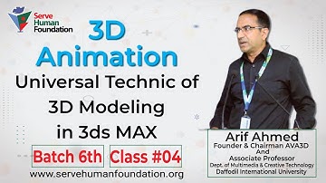 Universal Technic of 3d Modeling in 3ds MAX Freelancing Bangla Tutorial | Batch 6th | Class 04