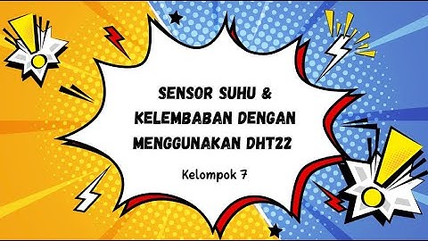 Projek Penglis : Sensor Suhu dengan Menggunakan DHT22