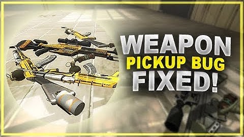 CS:GO Update - Weapon Pickup Bug Fixed & More