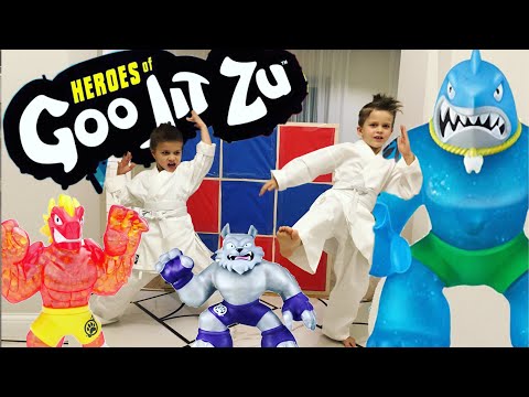 Челендж За Новые Игрушки Гуджитсу Герои Мультфильма Heroes Of Goo Jit Zu