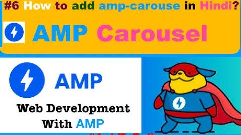 #7 How to add AMP Carousel in Hindi | amp-carousel example and Tricks |#AMPTutorials​ | #AskToFolks​