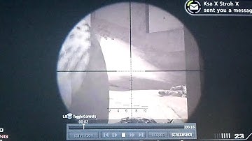 MW3 blind shot nosescope