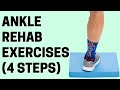 Best Ankle Rehabilitation Home Exercise Program for Those Recovering from Ankle Injury- 4 Steps