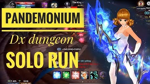 Cabal Mobile PH - PANDEMONIUM DX DUNGEON  SOLO RUN