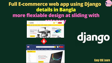 Django Full E-commerce web app in Bangla  | more flexible design of sliding and header| part 25