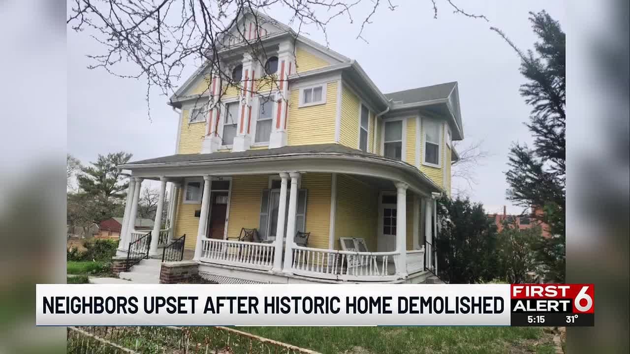 Neighbors upset after historic Omaha home demolished