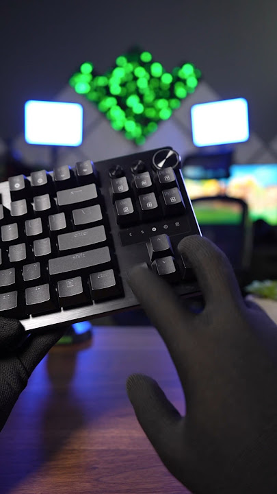 The all-new Razer Huntsman V3 Pro TKL is ready for anything ⌨️ #razer #gamingkeyboard