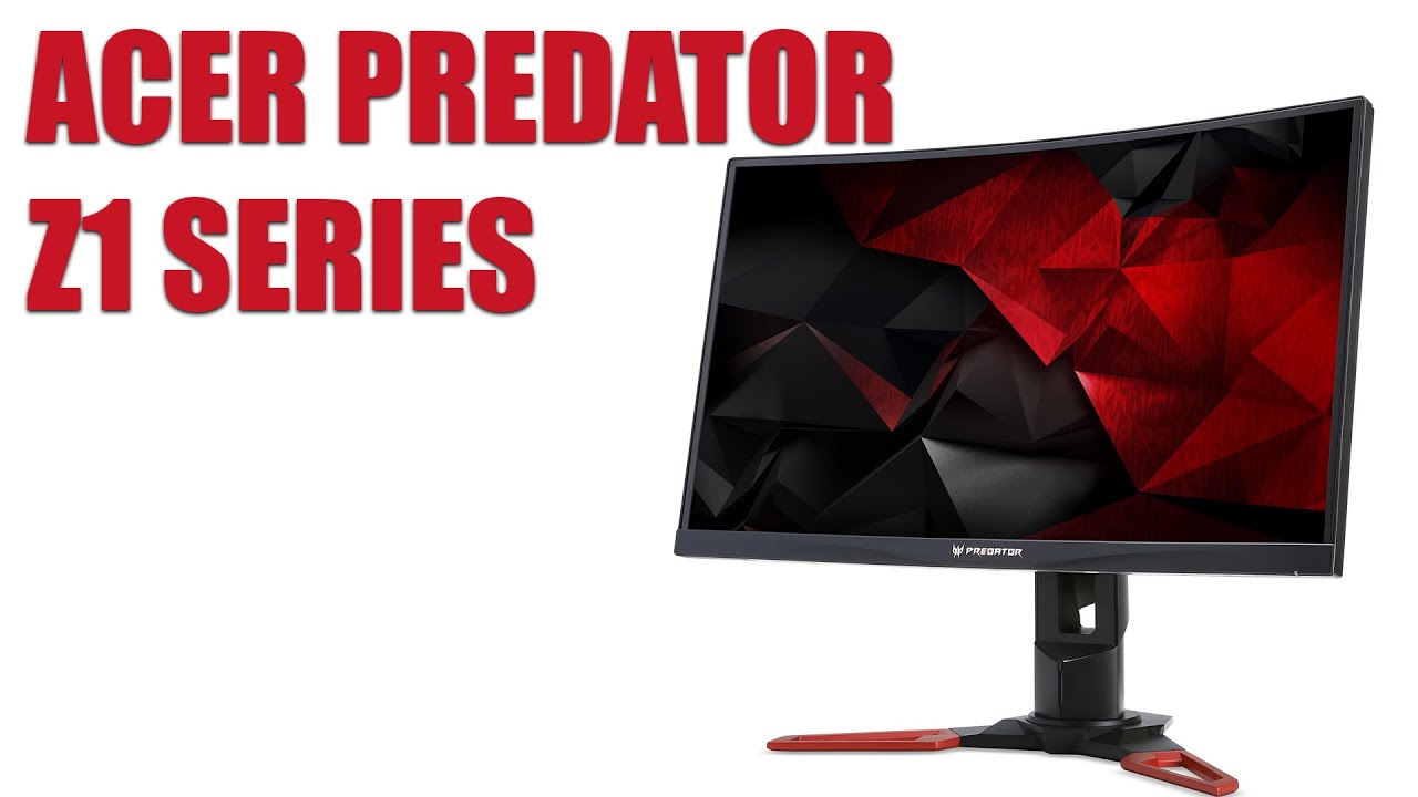 Acer Predator Z1 Series Curved Gaming Monitors With G Sync Allround Pc Com Youtube
