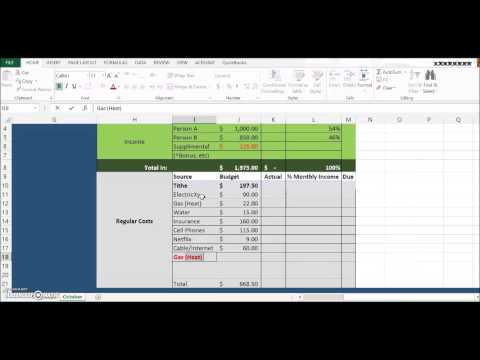 finances mock budget run through youtube