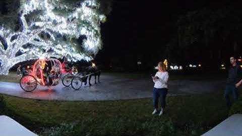 ONEWHEELING on Jekyll Island (lights) VR 360