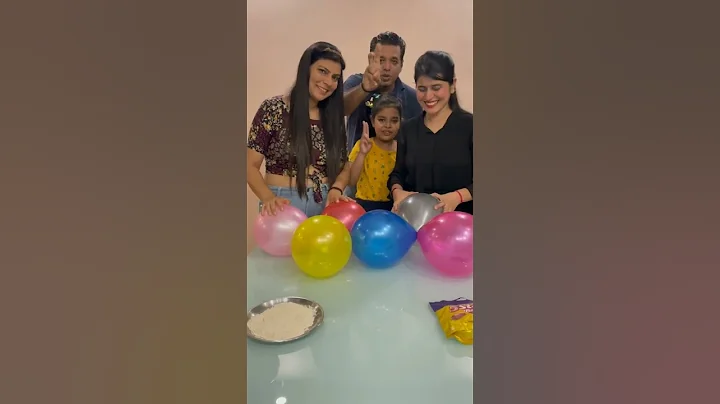 Who Will Pop Balloon first Challenge #shorts #youtubeshorts #challenge #growwithshanaya #ytshorts