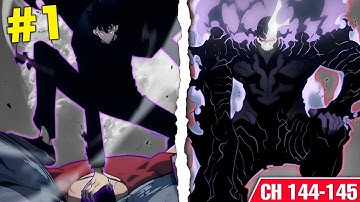 Jinwoo vs Hwang Dongsoo | International Guild Arc | Solo leveling CH 144 - 145