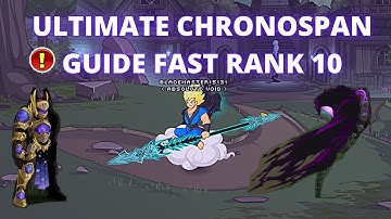 AQW How to get Rank 10 Chronospan Reputation Fastest Way 2021