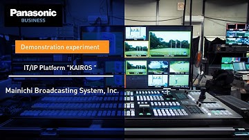 Demonstration Experiment | Remote Live Production for Broadcasting: Mainichi Broadcasting System