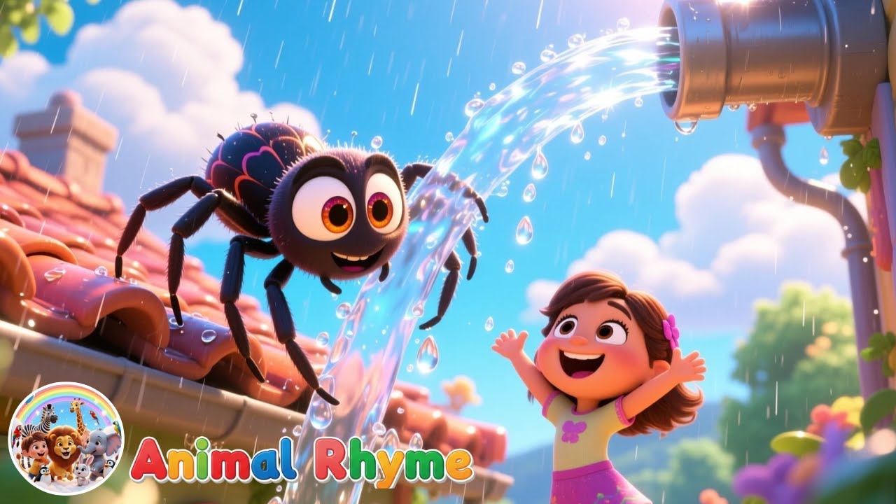 Incy Wincy Spider | Bella’s Fun Spout Climbing & Brave Spider Song