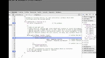 Angular Controller Service: Debugging