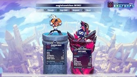 Ranked 1v1 against a smurf, on Brawlhalla