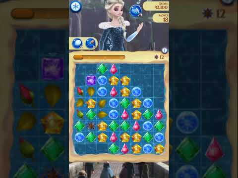 Disney Frozen Free Fall Endless map level #2812 (without using items)