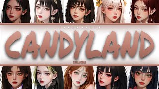 Stela Cole - Candyland - YOUR group (10 mem.) (Colour-coded Lyrics)