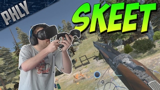 SKEET SHOOTING IN VIRTUAL REALITY  - Hot Dogs Horseshoes & Hand Grenades HTC Vive VR Gameplay screenshot 5