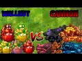 PVZ FUSION 3.3 CHALLENGE !! Team WALLNUT VS CANNON - Who Will Win?