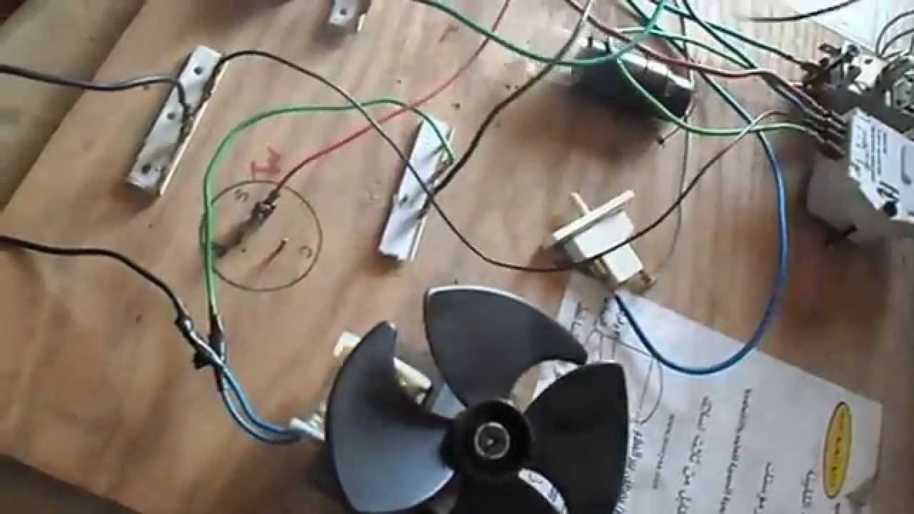 شرح الدائرة الكهربية للثلاجة النوفروست Youtube