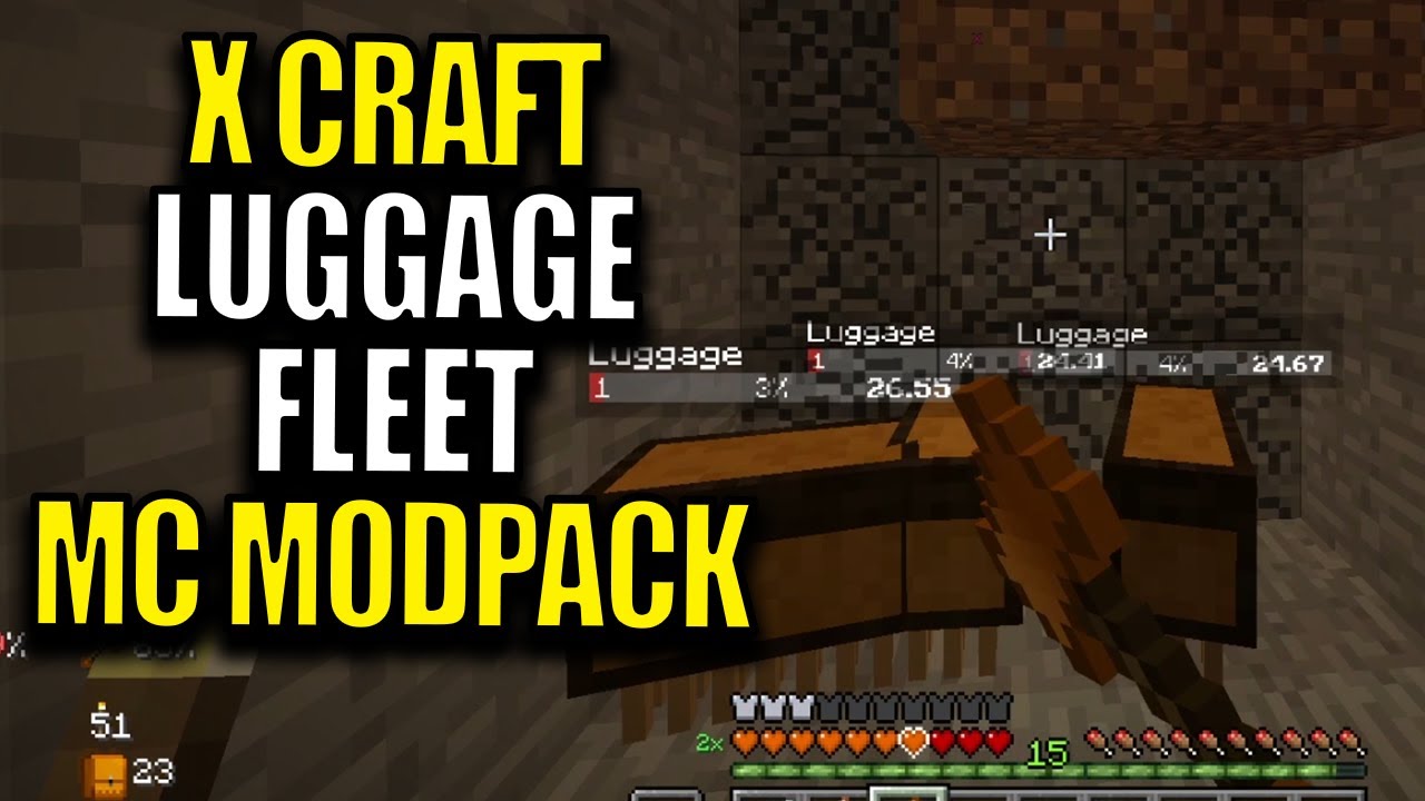 Modded Minecraft Luggage Fleet! Xcraft Modpack ep 5 YouTube
