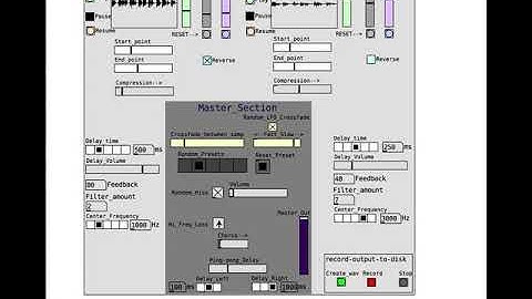 Pure Data looper device (tape inspired, experimental)