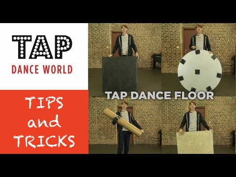 BUILD YOUR OWN TAP DANCE FLOOR - Plancher à claquettes portable ! Tutoriel - Tutorial TDW