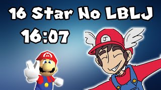 SM64 16 Star No LBLJ Speedrun in 16:07 @MrJimmysteel25