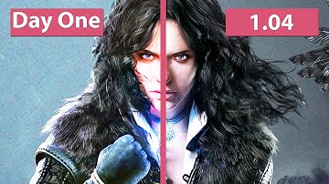The Witcher 3: Wild Hunt – Pre vs. Day-One vs. 1.03 vs. 1.04 Patch Comparison [60fps][FullHD]