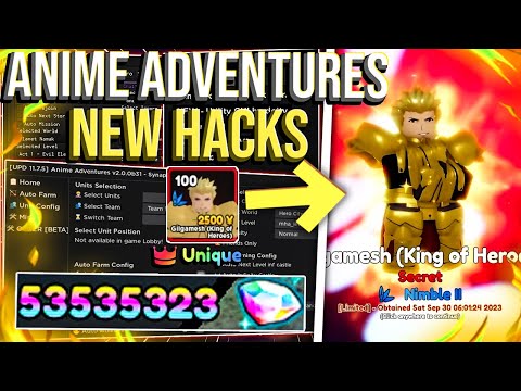 [🏆UPDATE 17] ROBLOX Anime Adventures Script Hack: FASTEST Auto Farm, Infinity Farm! *PASTEBIN 2023*