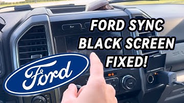 Hoe het zwarte scherm van Ford Sync te repareren!