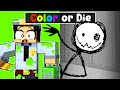 We Must COLOR OR DIE in Minecraft!