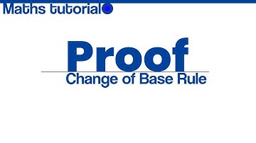 Logarithm| Proof- Base Change Rule Part 1 Edexcel IGCSE F. Pure Mathematics