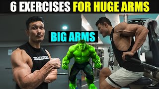 GET BIGGER ARMS - 6 BEST Exercises You MUST DO!!